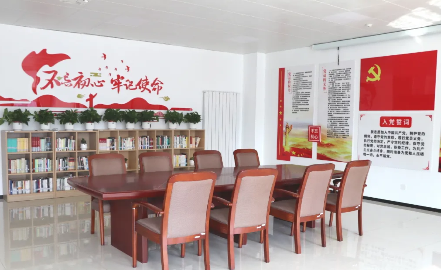 品书香之气，打造党建工作新阵地——qy球友会(千亿)智能建立党建阅览室